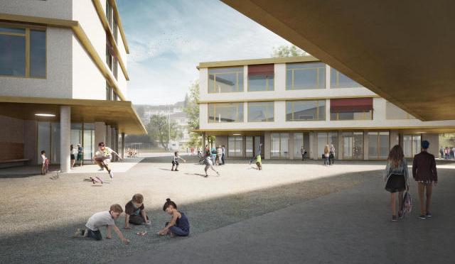 JA zum Neubau Schulhaus Staffeln